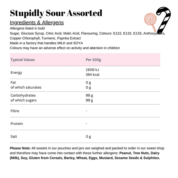 Stupidly Sour Assorted