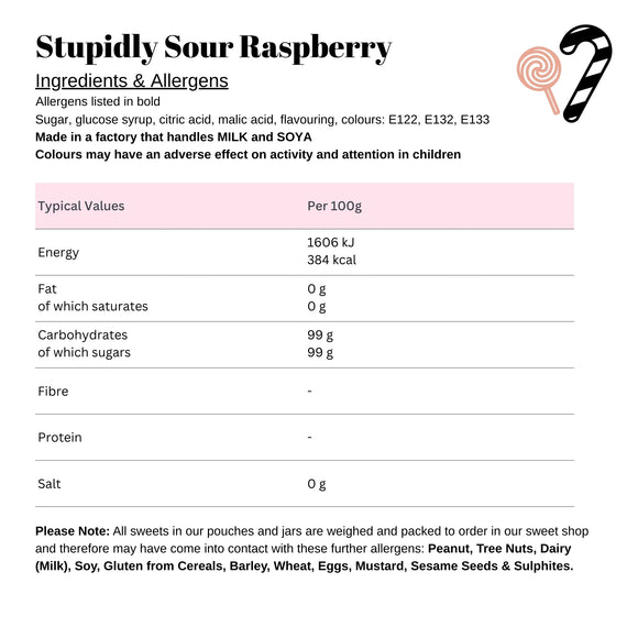 Stupidly Sour Raspberry