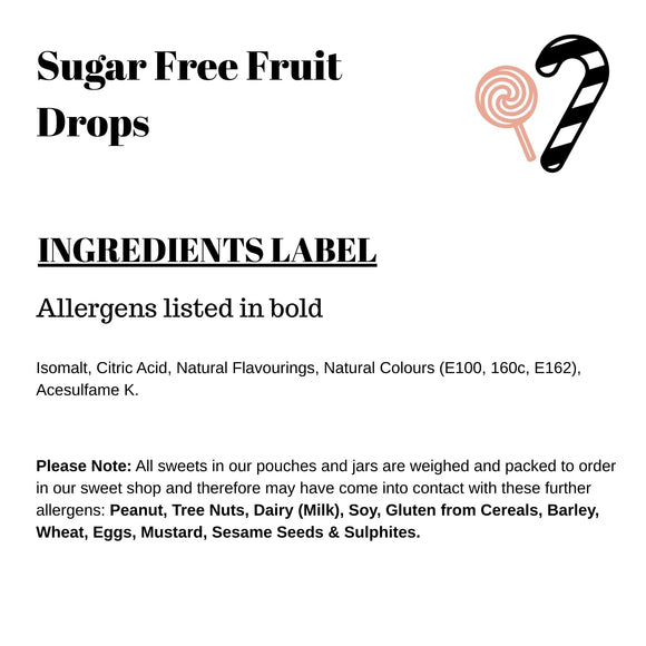 Sugar Free Fruit Drops