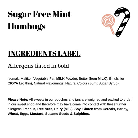Sugar Free Mint Humbugs