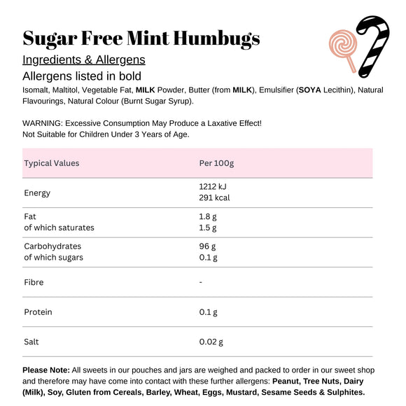 Sugar Free Mint Humbugs