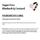 Sugar Free Rhubarb & Custard