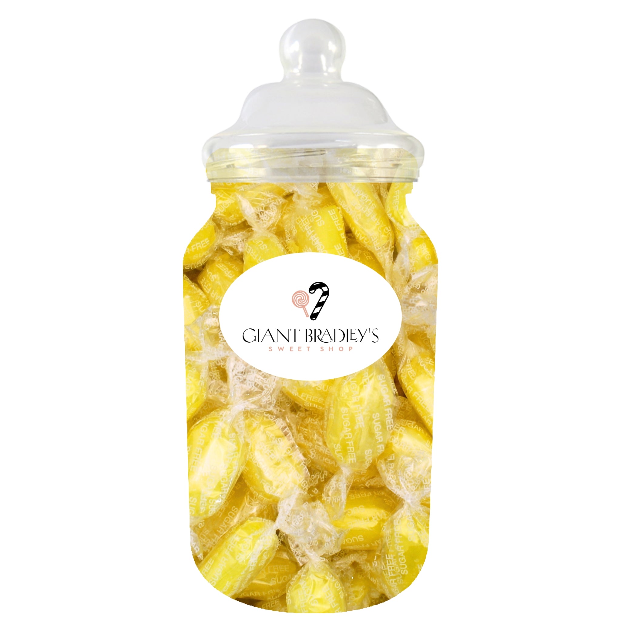 Sugar Free Sherbet Lemons – Giant Bradley's Online Sweet Shop