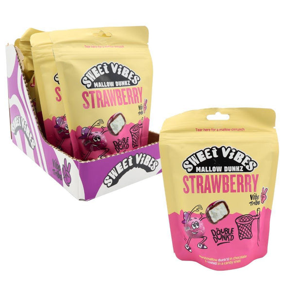 Sweet Vibes Mallow Dunkz Strawberry Pouch 100g