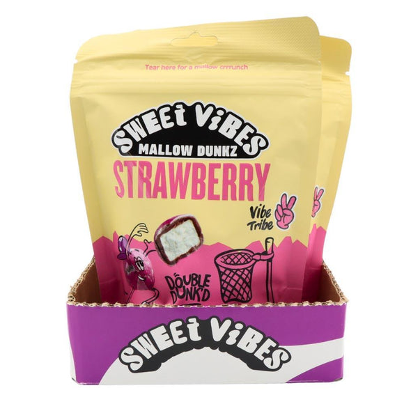 Sweet Vibes Mallow Dunkz Strawberry Pouch 100g