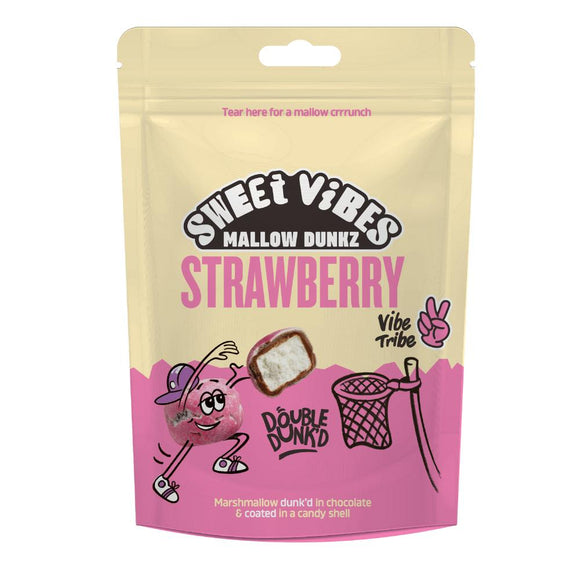 Sweet Vibes Mallow Dunkz Strawberry Pouch 100g