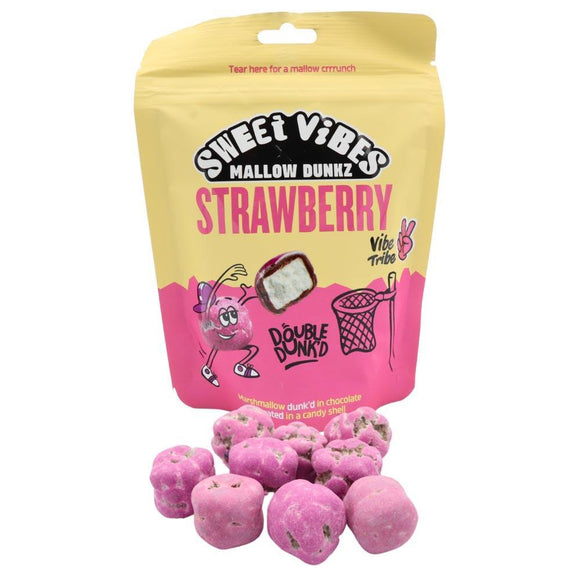 Sweet Vibes Mallow Dunkz Strawberry Pouch 100g