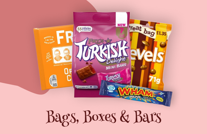 Sweet Bags, Boxes & Bars