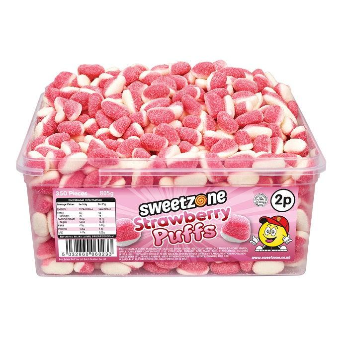 Sweetzone Strawberry Puffs Tub