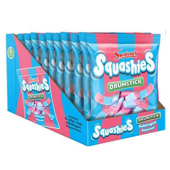 Swizzels Bubblegum Drumstick Squashies 120g PMP