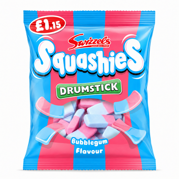 Swizzels Bubblegum Drumstick Squashies 120g PMP