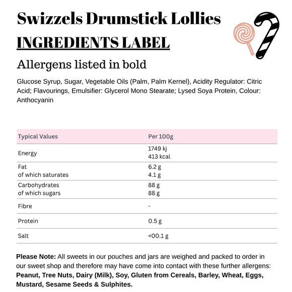 Swizzels Drumstick Lollies