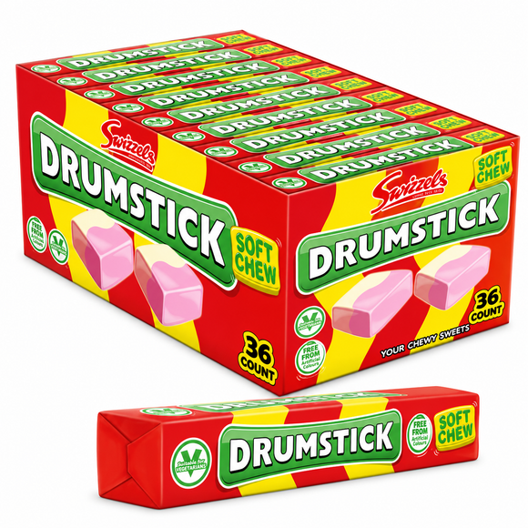 Swizzels Drumstick Soft Chew Stick Packs 43g