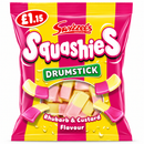 Swizzels Drumstick Squashies Rhubarb & Custard 120g PMP