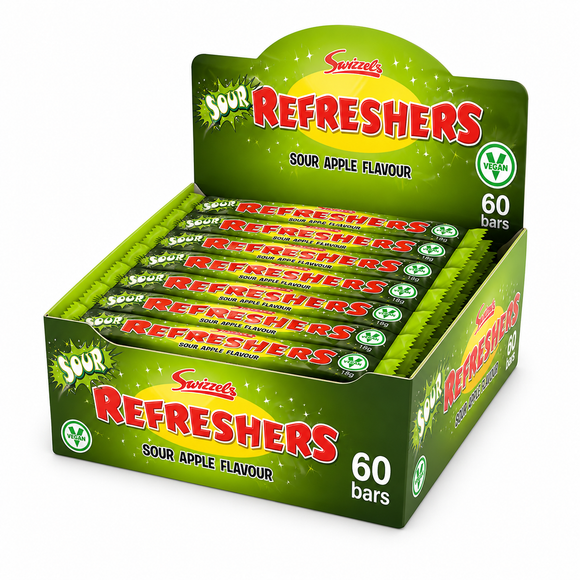 Swizzels Refreshers Sour Apple Chew Bars 18g