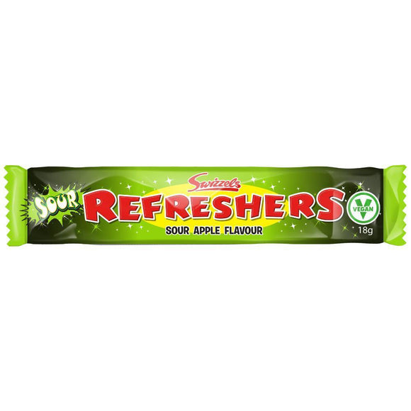 Swizzels Refreshers Sour Apple Chew Bars 18g