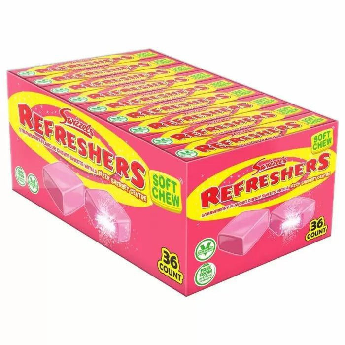 Swizzels Refreshers Strawberry Chews Stick Pack 43g