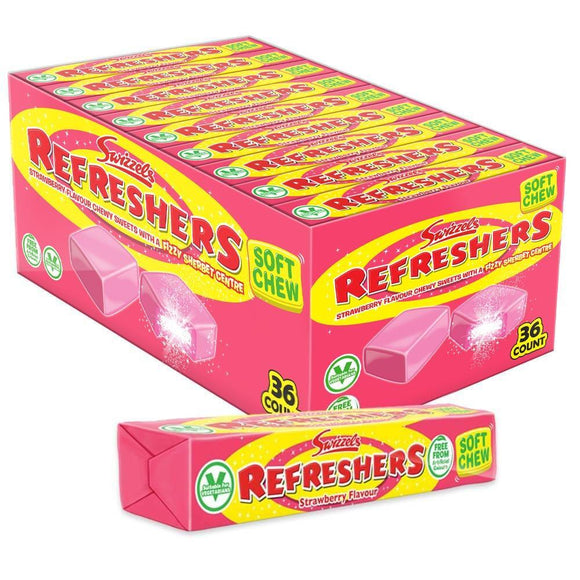 Swizzels Refreshers Strawberry Chews Stick Pack 43g