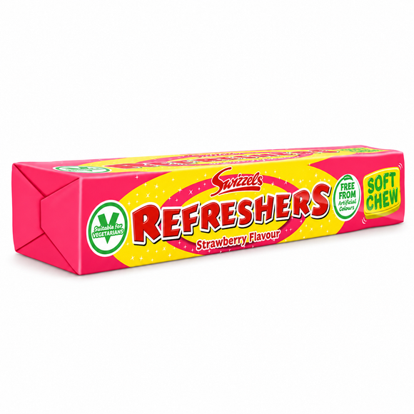 Swizzels Refreshers Strawberry Chews Stick Pack 43g