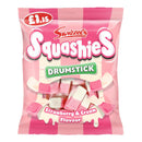 Swizzels Squashies Drumstick Strawberry & Cream Flavour Bag 120g PMP
