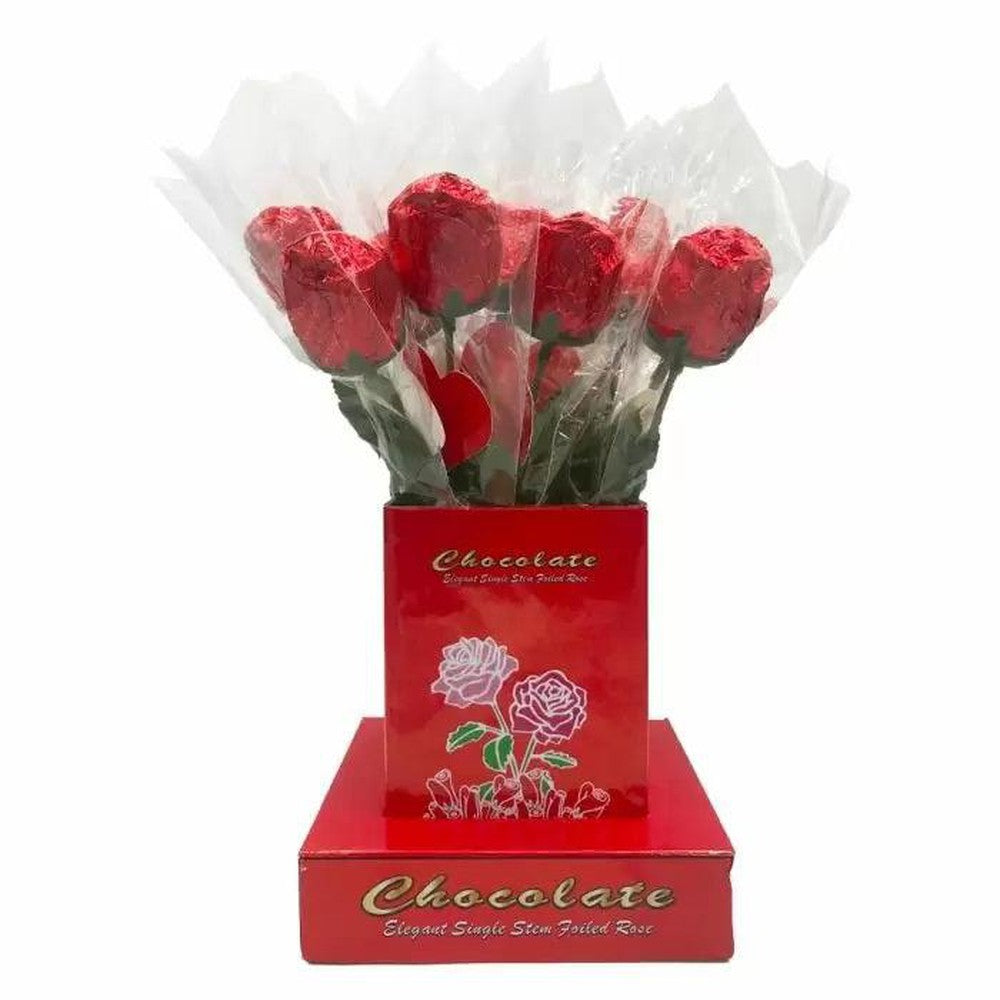 Tasty Choco Milk Chocolate Roses 18g (each)
