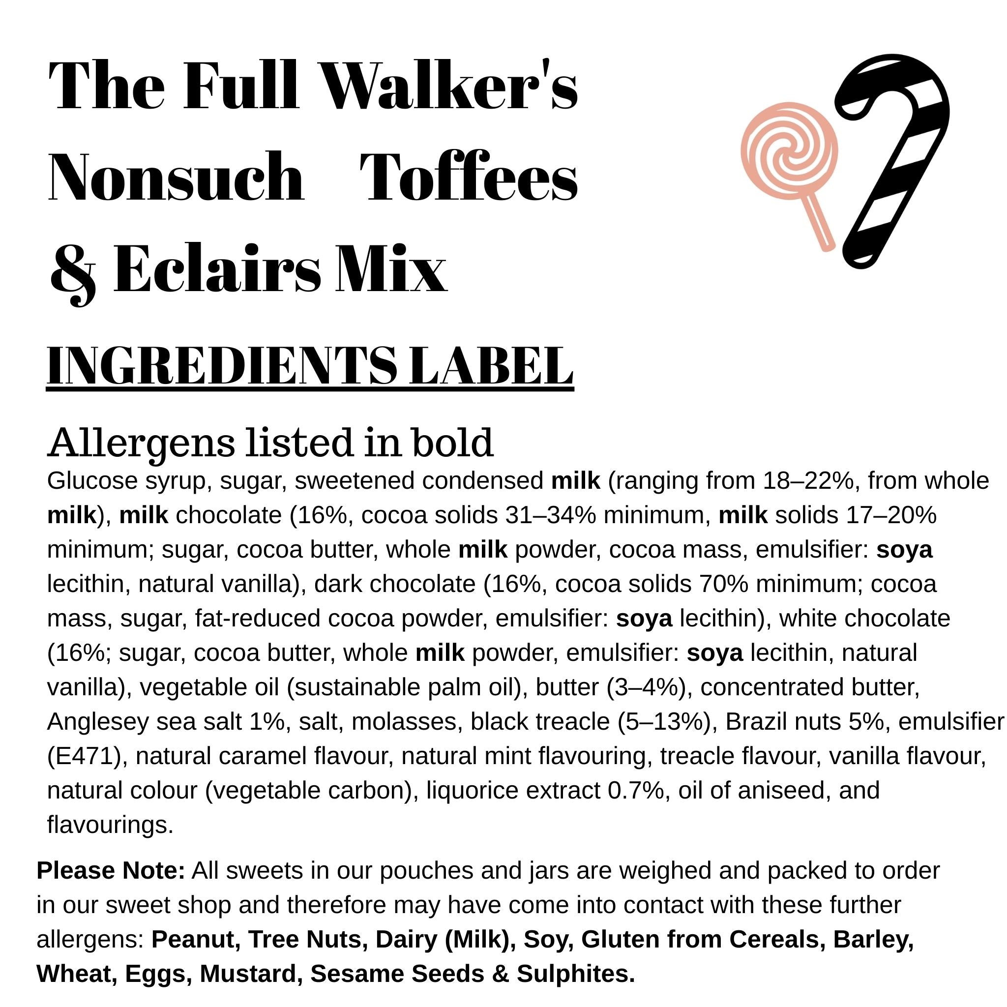 The Full Walker's Nonsuch Toffees & Eclairs Mix