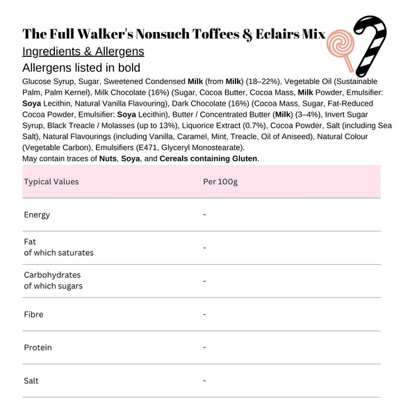 The Full Walker's Nonsuch Toffees & Eclairs Mix