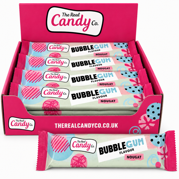 The Real Candy Co. Bubblegum Nougat Bar 130g