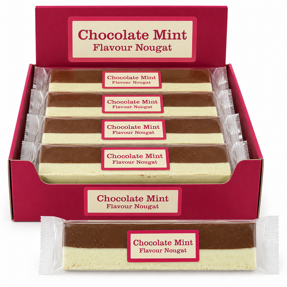 The Real Candy Co. Chocolate Mint Nougat Bar 130g