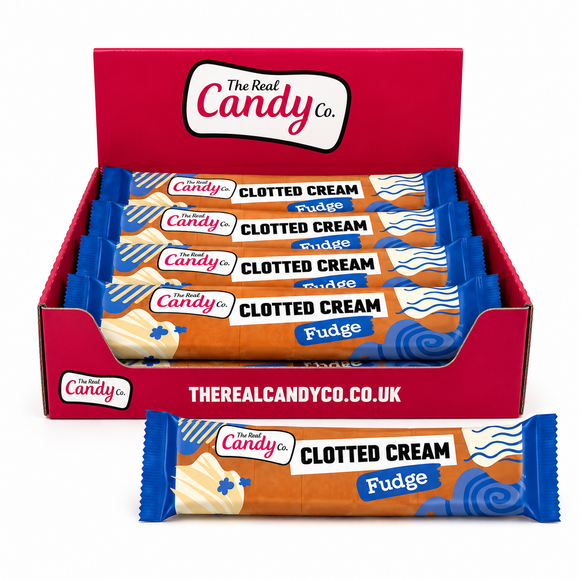 The Real Candy Co. Clotted Cream Fudge Bar 130g