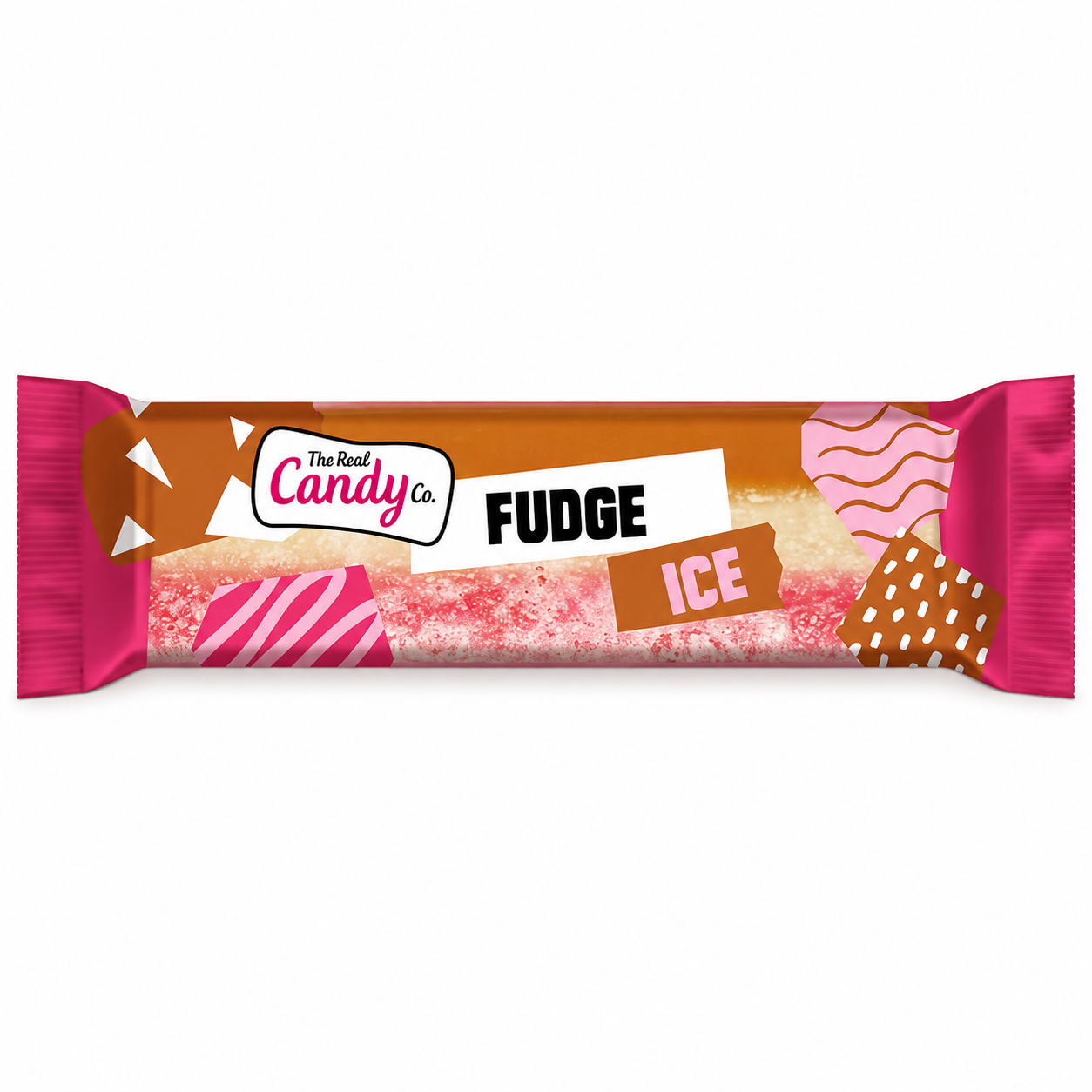 x 1 Bar The Real Candy Co. Fudge Ice Bar 130g