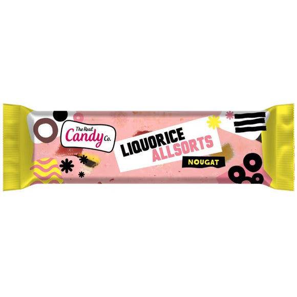 The Real Candy Co. Liquorice Allsorts Nougat Bars 130g