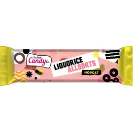 The Real Candy Co. Liquorice Allsorts Nougat Bars 130g