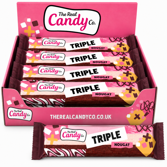 The Real Candy Co. Triple Nougat Bar 130g