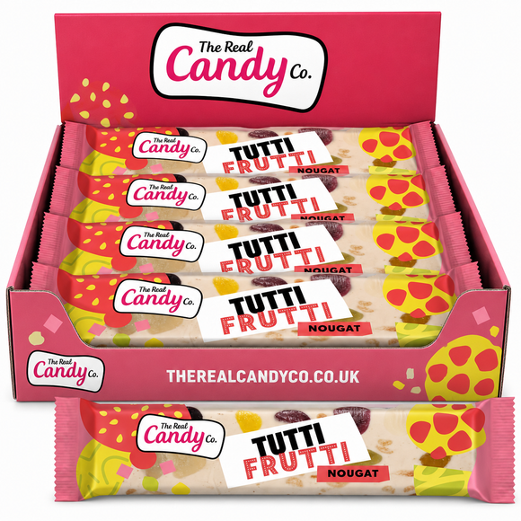The Real Candy Co. Tutti Frutti Nougat Bar 130g
