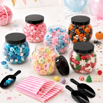 Themed Party Sweet Jar Buffet - Up to 75 People inc Scoops & Pick & Mix Bags