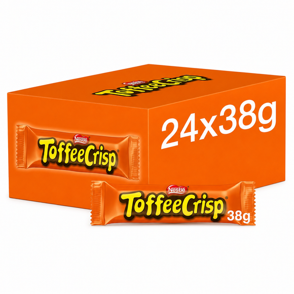 Toffee Crisp Milk Chocolate Bar 38g