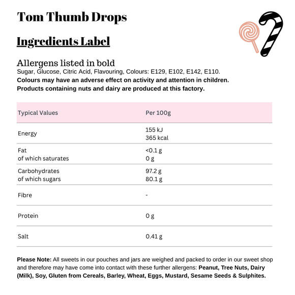 Tom Thumb Drops