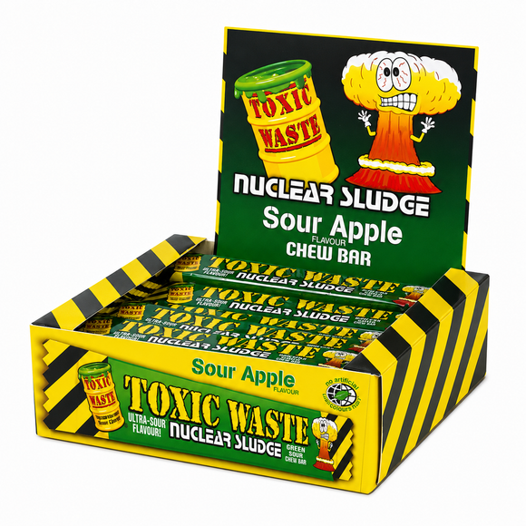 Toxic Waste Nuclear Sludge Sour Apple Chew Bar 20g