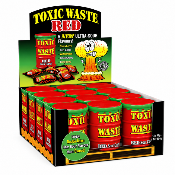 Toxic Waste Red Drums