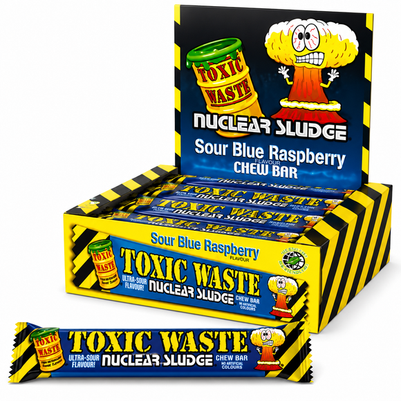 Toxic Waste Sour Blue Raspberry Chew Bars 20g