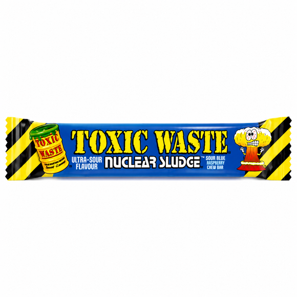Toxic Waste Sour Blue Raspberry Chew Bars 20g