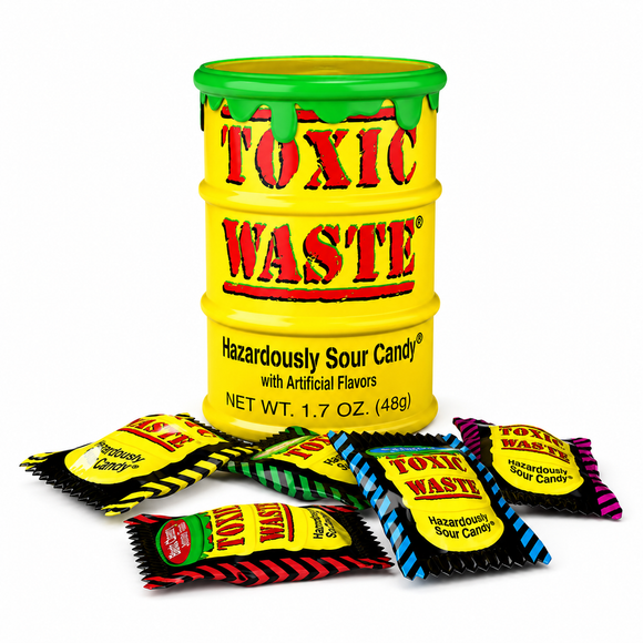 Toxic Waste Yellow Tubs