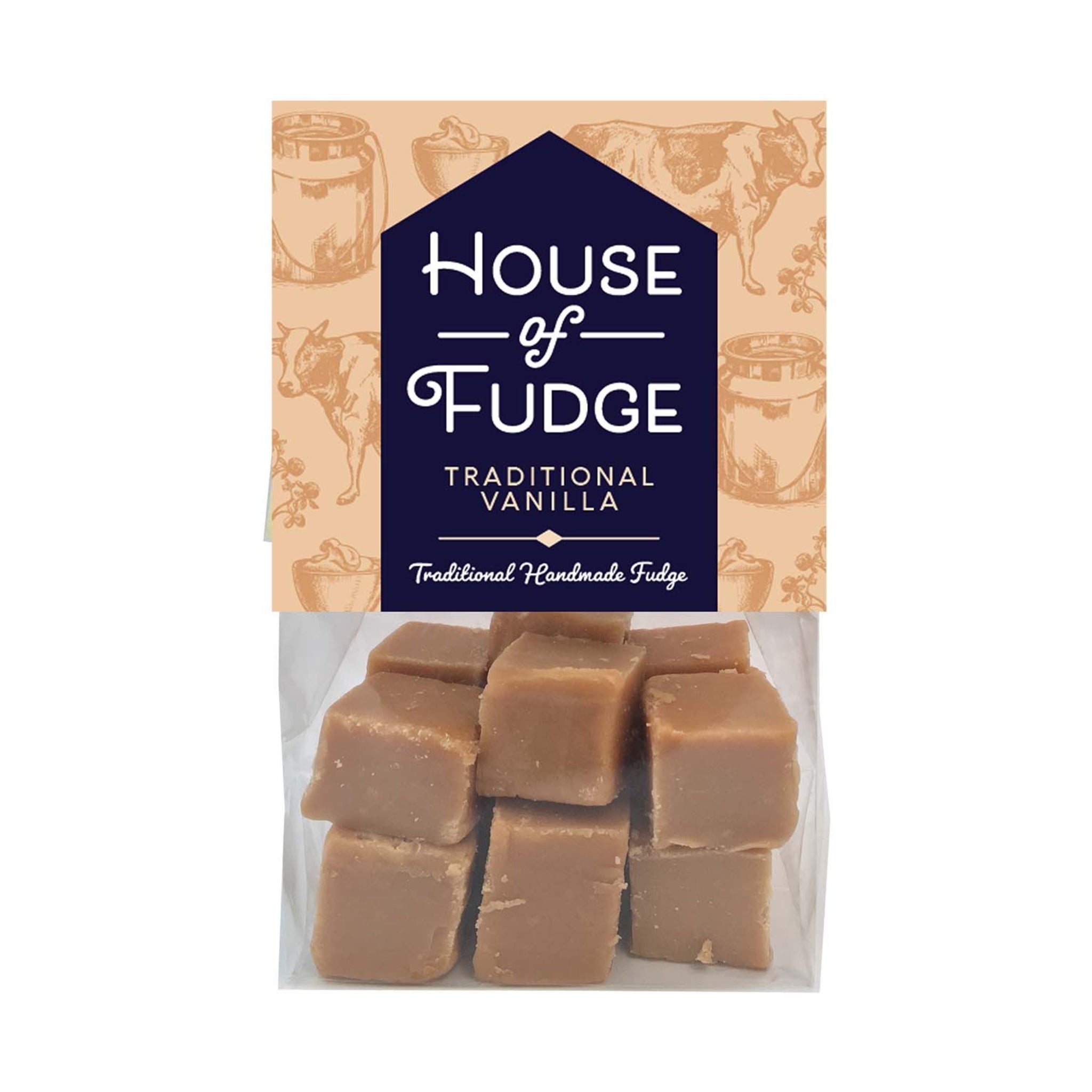 Traditional Vanilla Gourmet Fudge Bag by House of Fudge 150g