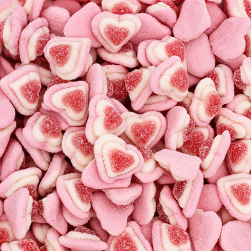 Triple Hearts Pink Sweets