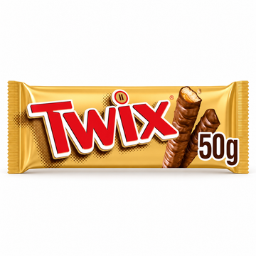 Twix Chocolate Biscuit Twin Bars 50g