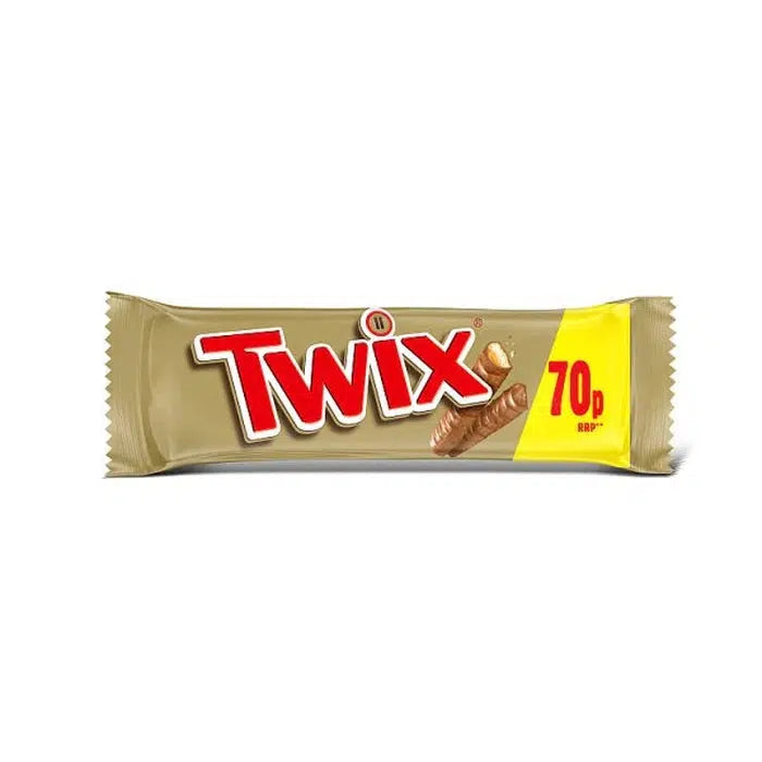 Twix Chocolate Biscuit Twin Bars 50g