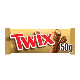 Twix Chocolate Biscuit Twin Bars 50g