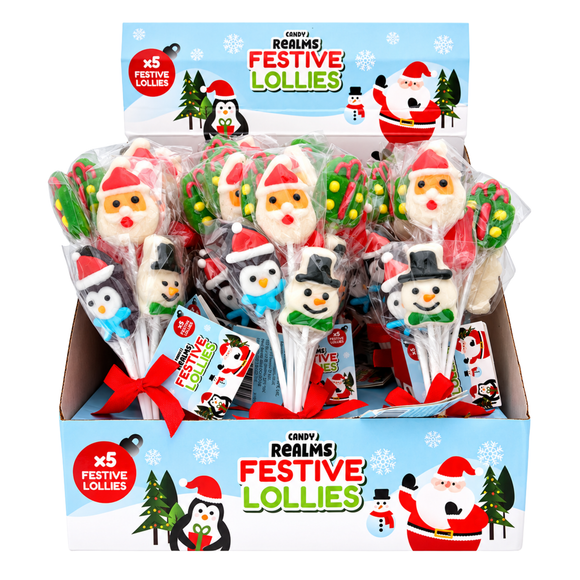 Candy Realms Festive Lollies 50g