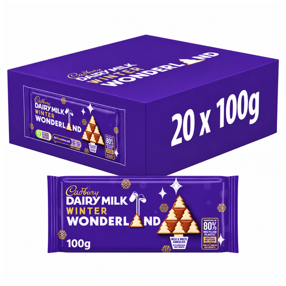 Cadbury Dairy Milk Christmas Winter Wonderland Chocolate Bar 100g